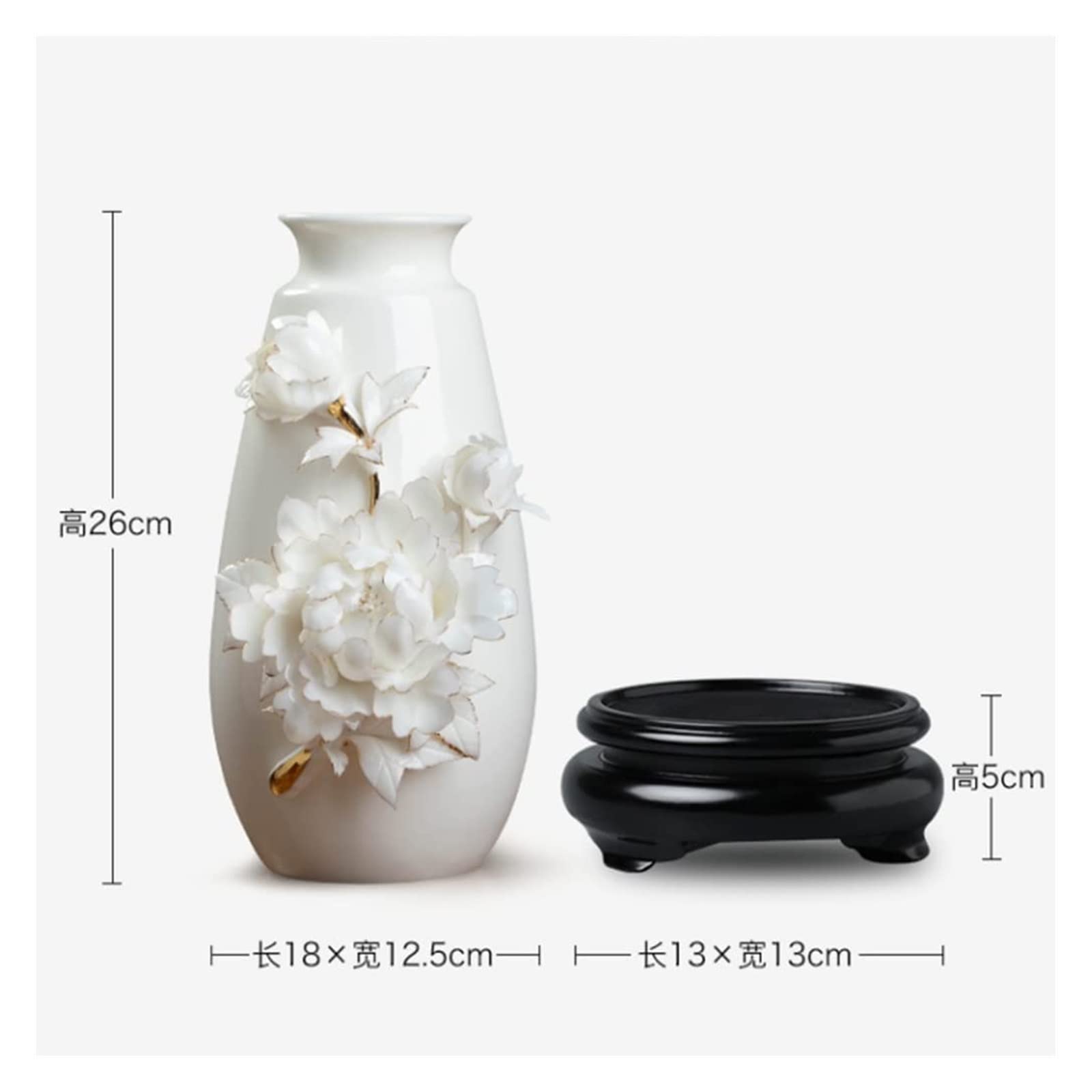 Amazon.com: TATSEN Ceramic Handmade Porcelain Flower Vase